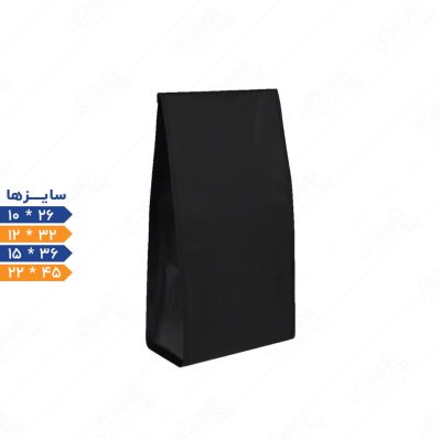 پاکت بغل کاست مشکی مات
