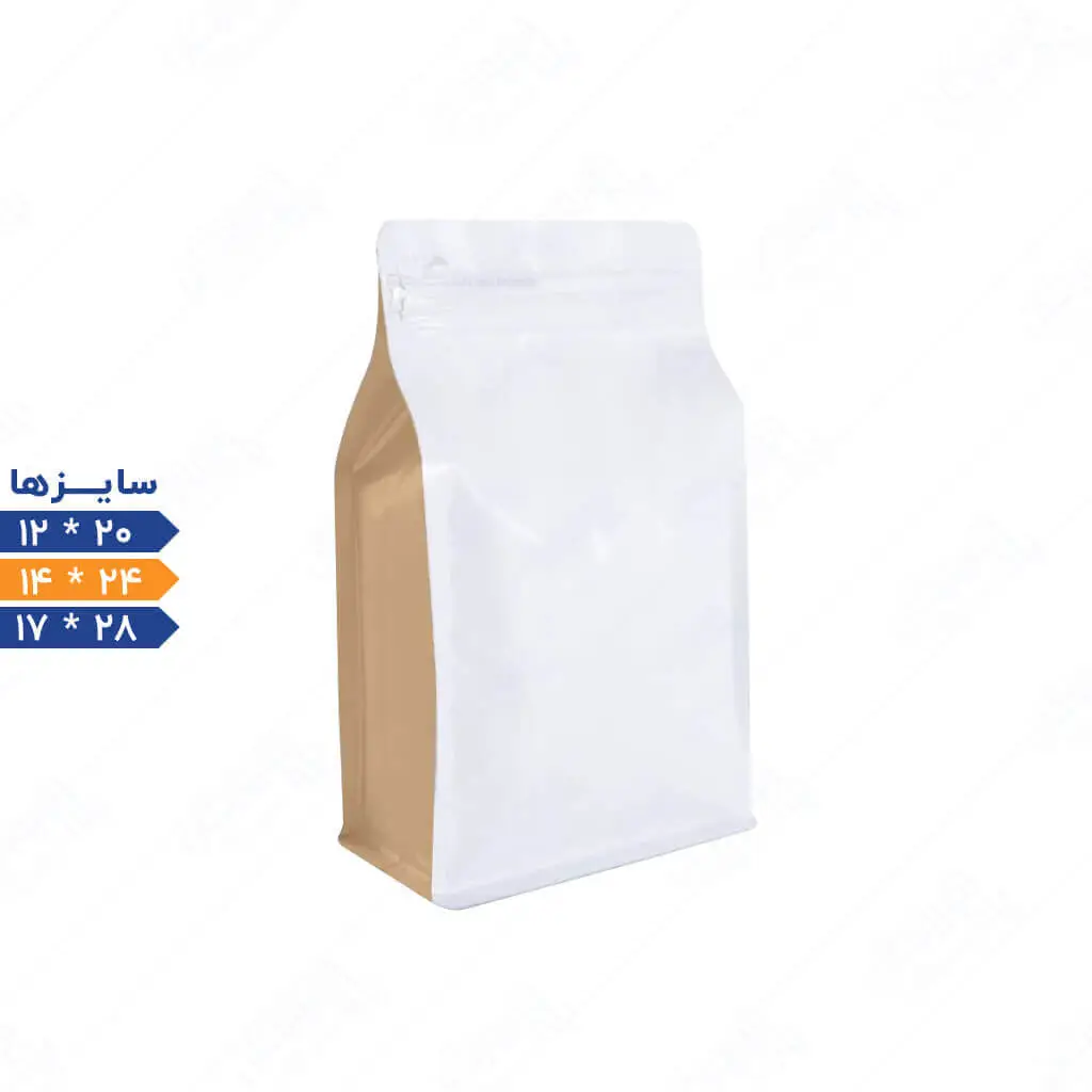 پاکت-باکس-پوچ-سفید-با-کاست-طلایی پاکت باکس پوچ سفید با کاست طلایی