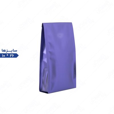 پاکت بغل کاست سوپاپدار آبی مات