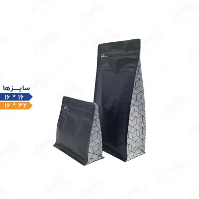 پاکت باکس پوچ مشکی مات با گاست رگباری 4