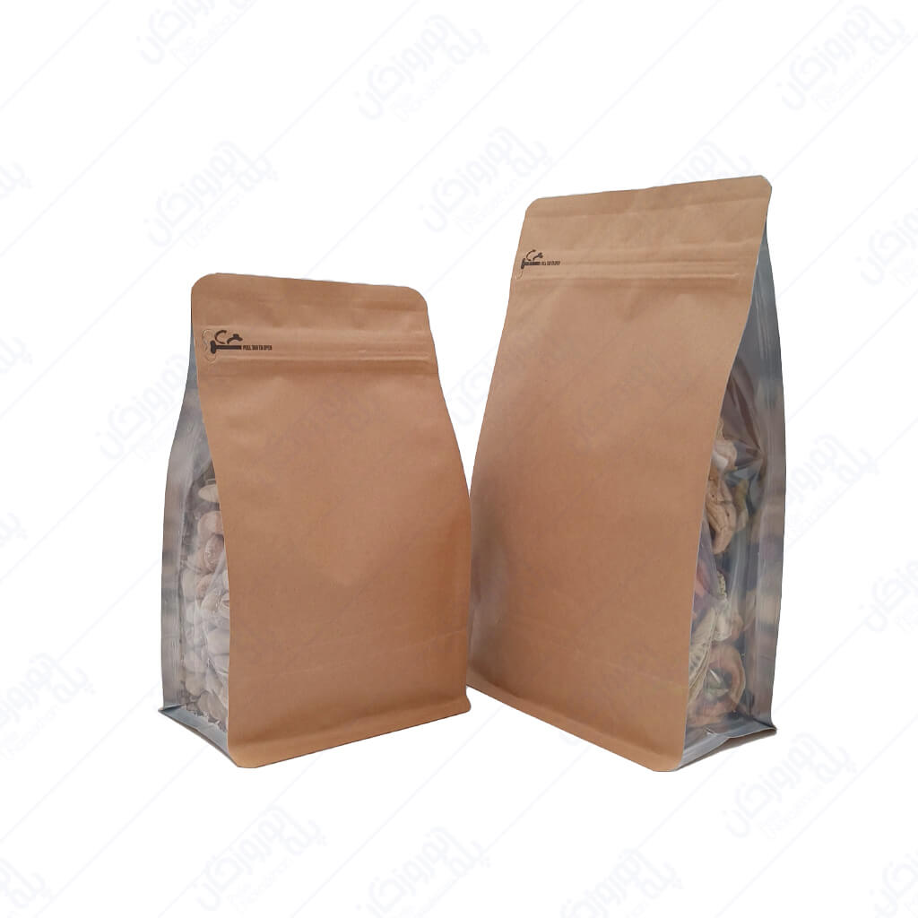 باکس-پوچ-کرافت-بغل-شفاف-2 پاکت باکس پوچ کرافت با گاست شفاف3